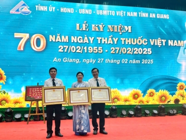 nhan ky niem 70 nam ngay thay thuoc viet nam benh vien mat  ?? tmh  ?? rhm an giang vinh du co 03 thay thuoc duoc nhan danh hieu  ??thay thuoc uu tu ??